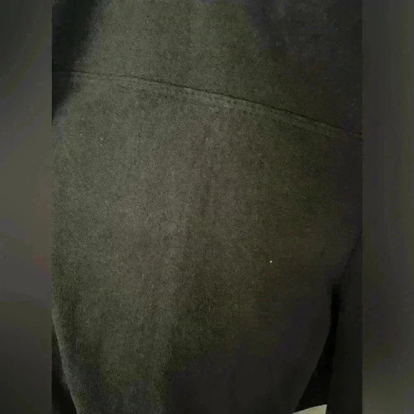 Lysse Womens Ankle Suede Like Leggings Pants Black Mid Rise Stretch Pull On S - Picture 4 of 6